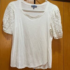 Democracy Puff Short Sleeve with Lace Size M